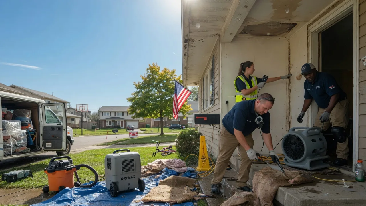 Water Damage Restoration in Vermilion, IL near me